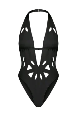 GIGI C One Pieces|Casey Plunging One-Piece