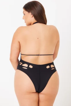 GIGI C One Pieces|Casey Plunging One-Piece