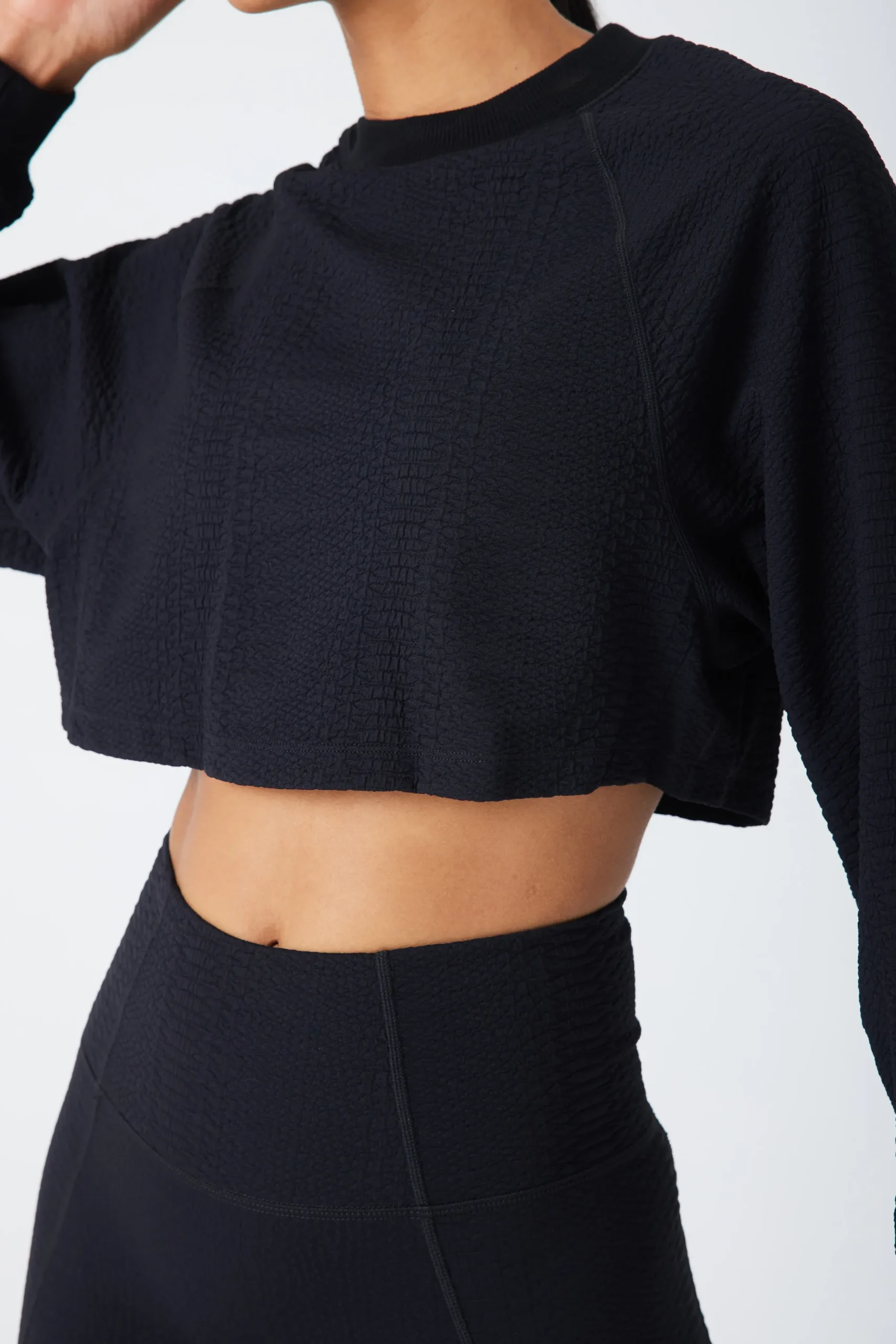 GIGI C Matching Sets|Sport Tops|Isabella Snakeskin Pullover