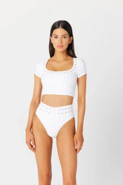 GIGI C Matching Sets|Swim Tops|Jennifer Crop Top
