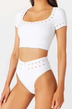GIGI C Matching Sets|Swim Tops|Jennifer Crop Top